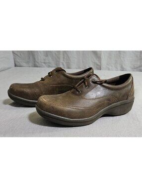 WORX by Red Wing Women’s Steel Toe Oxford Work Shoes – 7.5 Wide Style 5115  New